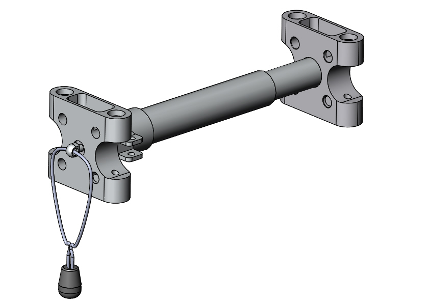 Mittelteil Faltmechanismus 50mm