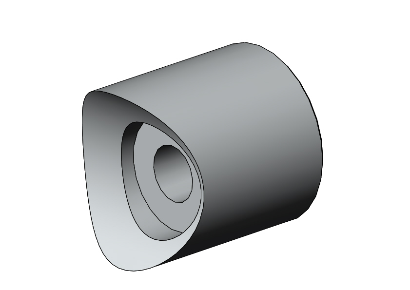 Distanz Halteleiste schwarz eloxiert