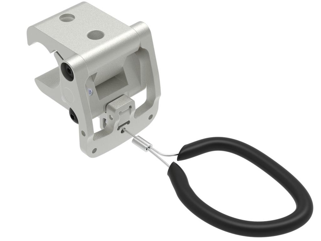 Spannklammer f. Adapter mit Zugschlaufe