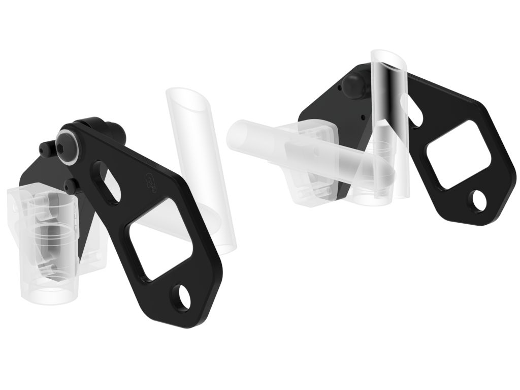 Lagerblockzwischenplatte mit Gurtöse