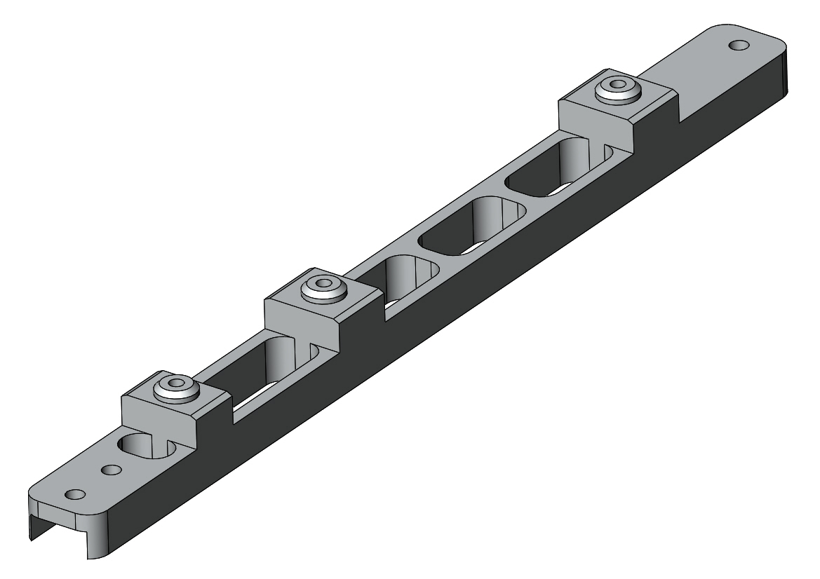 Akkuhalteleiste Neodrives links