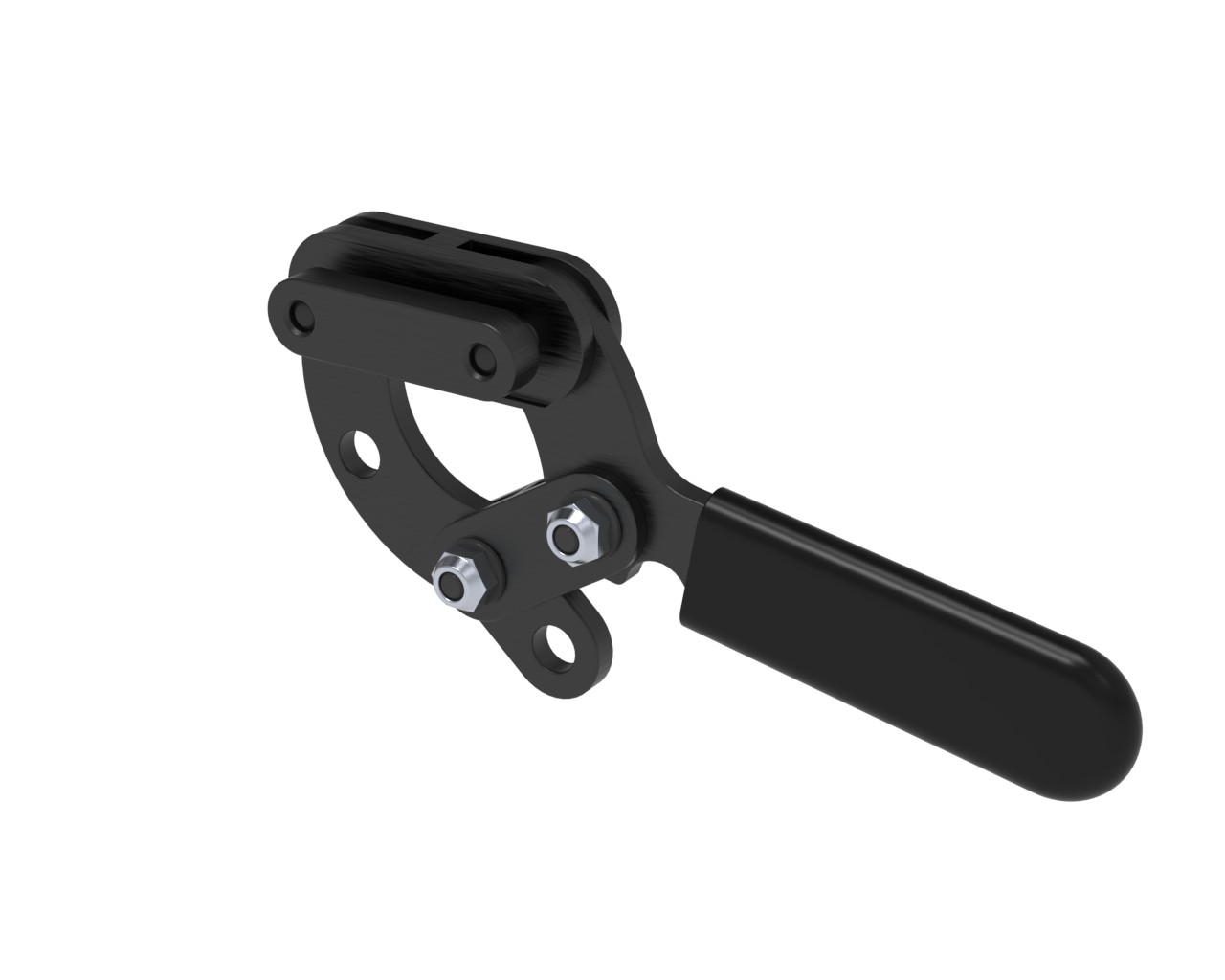 Kniehebelbremskörper links