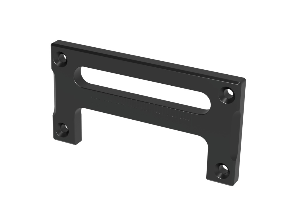 1-Schlitz Antriebsradplatte schwarz