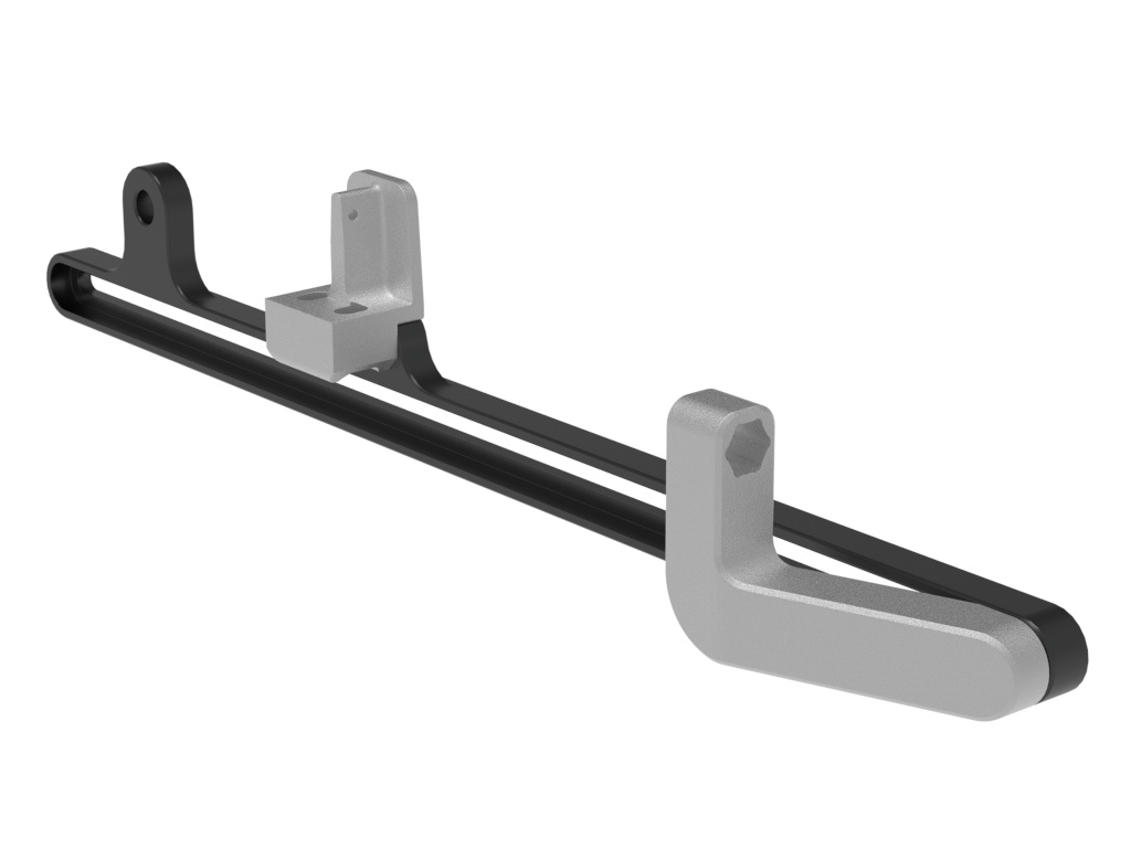 Halteleiste links Verstellbereich 295mm