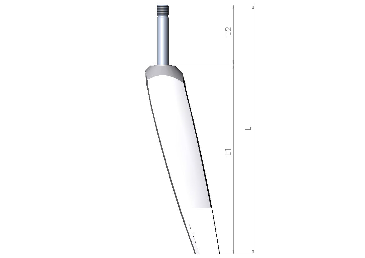 Lenkradgabel Größe 3 HD L1 190mm