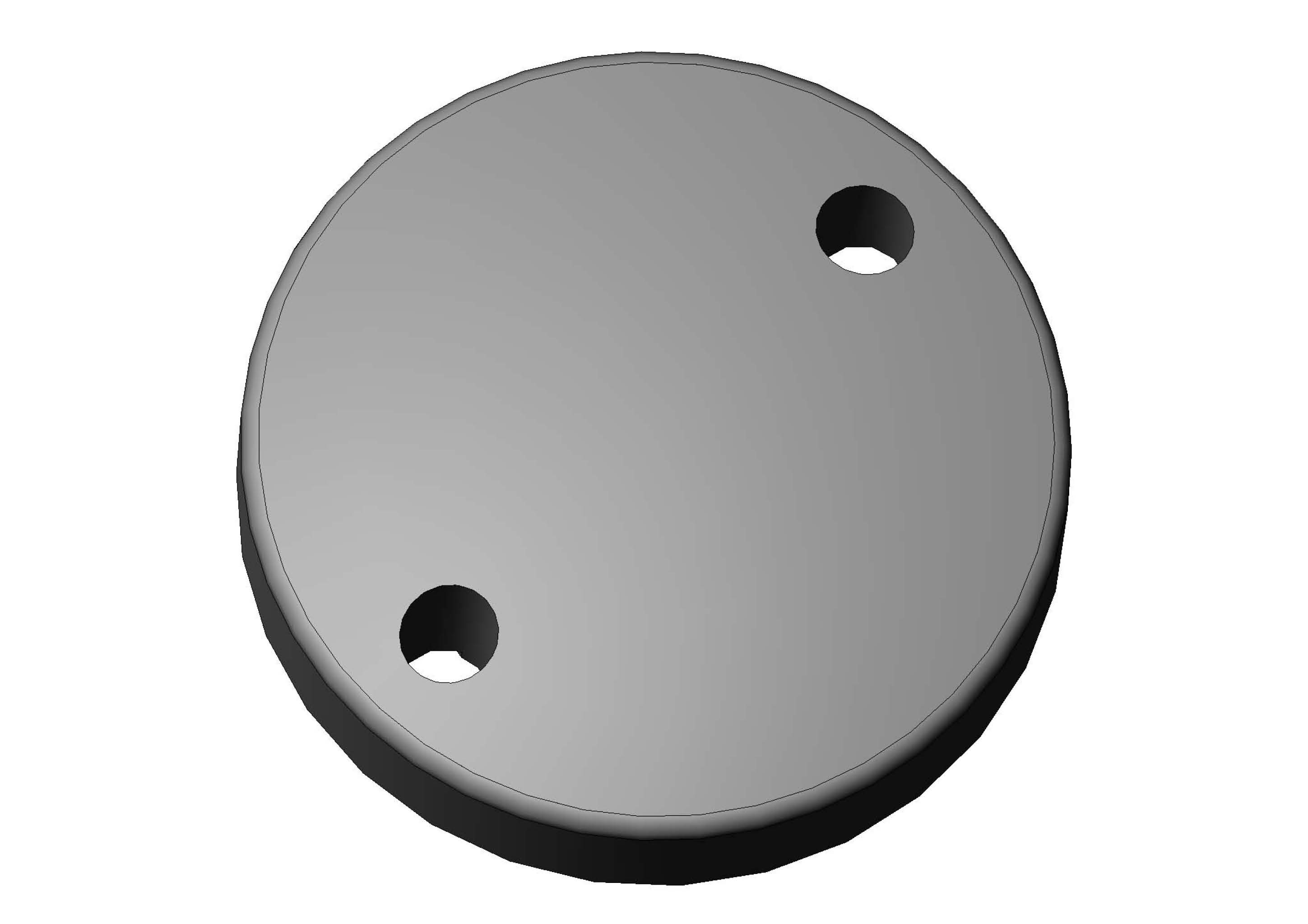 Mutter M12 für Lagerblock silber