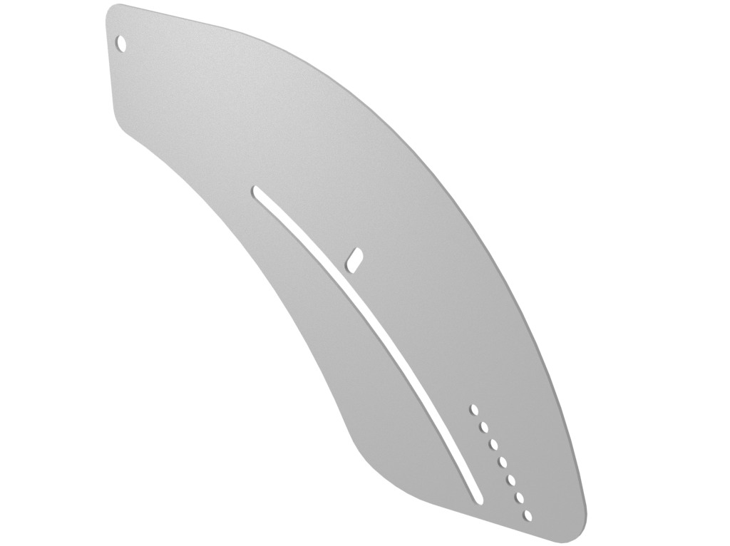 Seitenblech Alu, 7 Rastpositionen