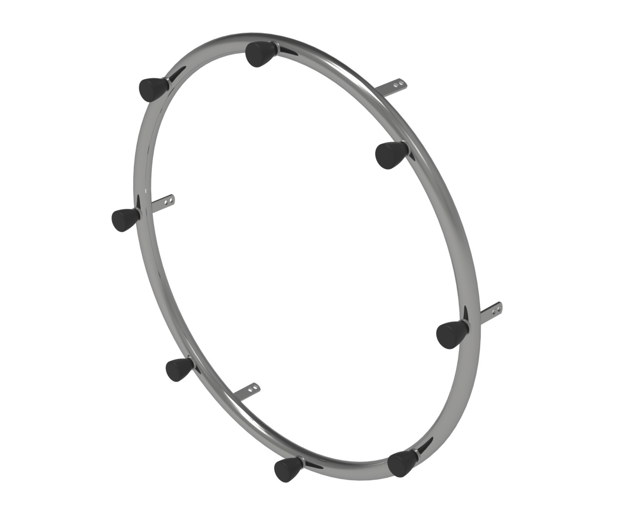 22" Greifring mit 8 Noppen Edelstahl