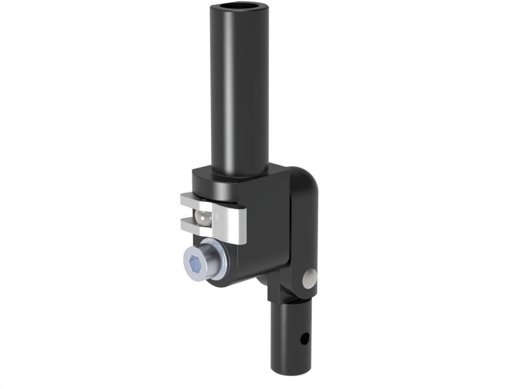 Rahmeneinsteckgelenk, rechts, G-Form,