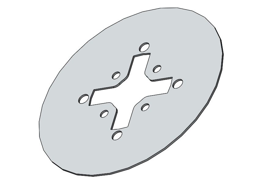 Kettenschutzscheibe, 1-fach, 44Z