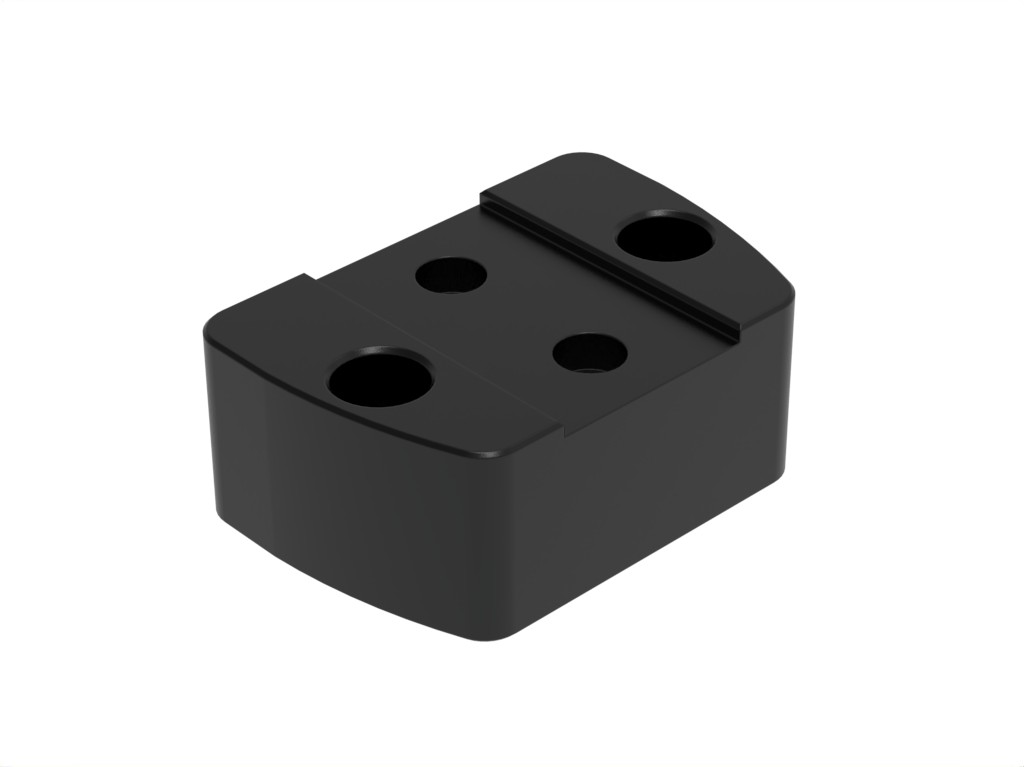Lagerblockplatte 25mm zur Spurweiten-