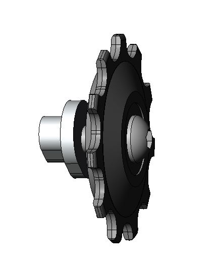 Spannelement für obere Kette