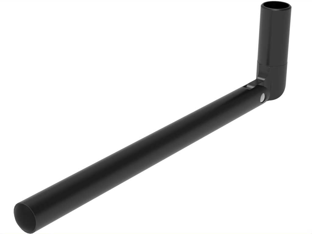 Fußauflagegelenk "G-Form" 90° links