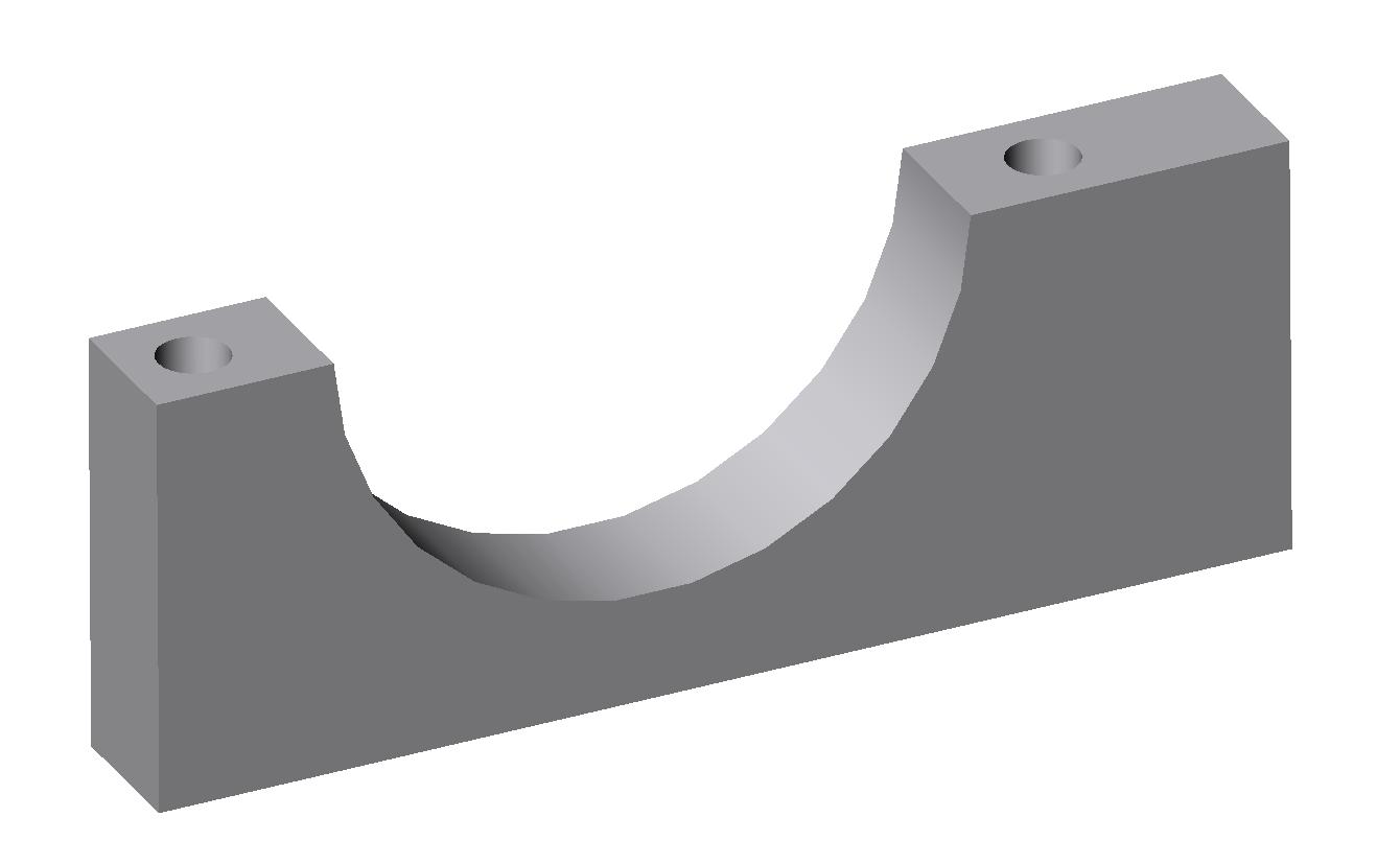 Aufnahme Gabelbrücke schwarz