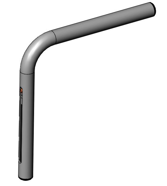 Therapie-Tischhaltebügel lang Ø20