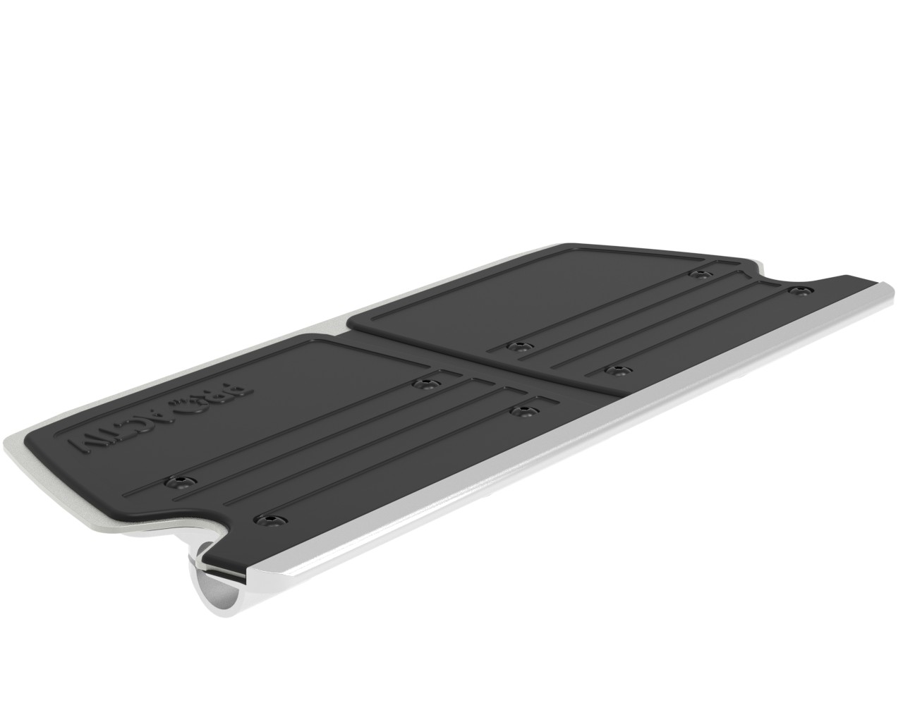 Fußbrettauflage gummiert, 14 cm tief,