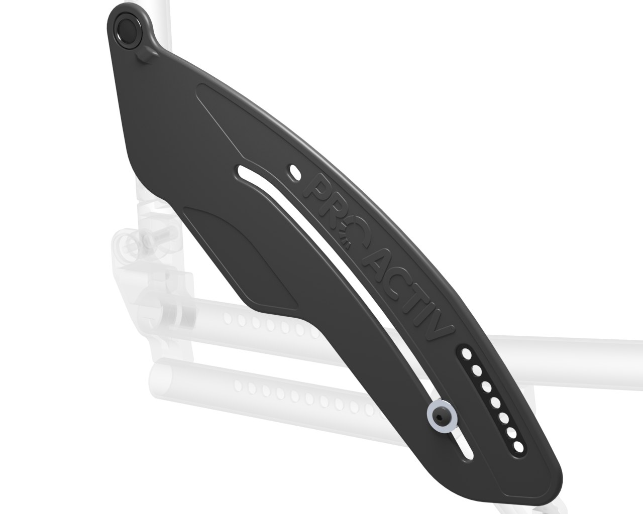 Seitenblech abfaltbar gummiert