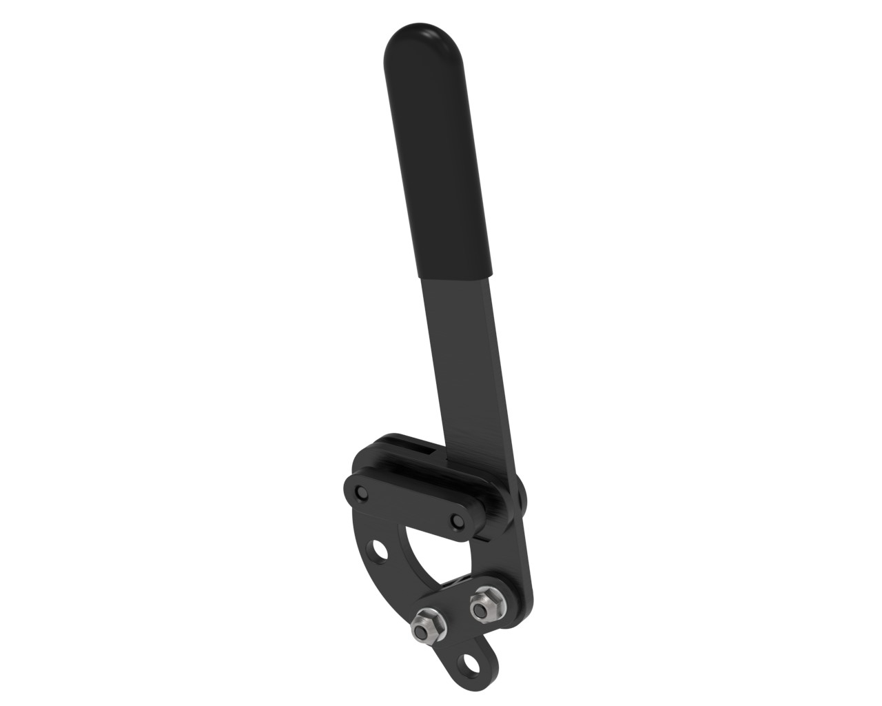 Kniehebelbremskörper links