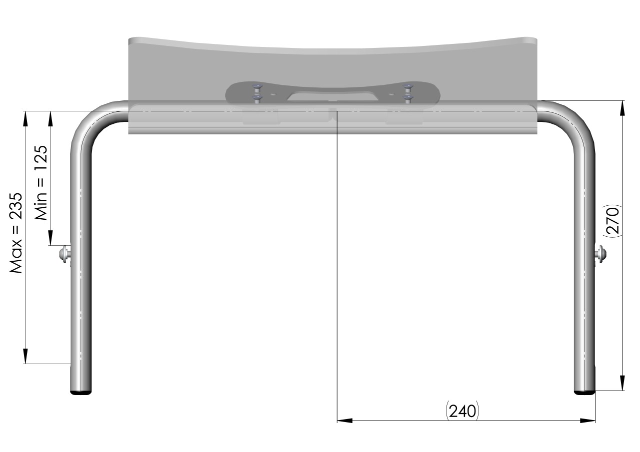 Therapie-Tischhalterung, hohe Aus-