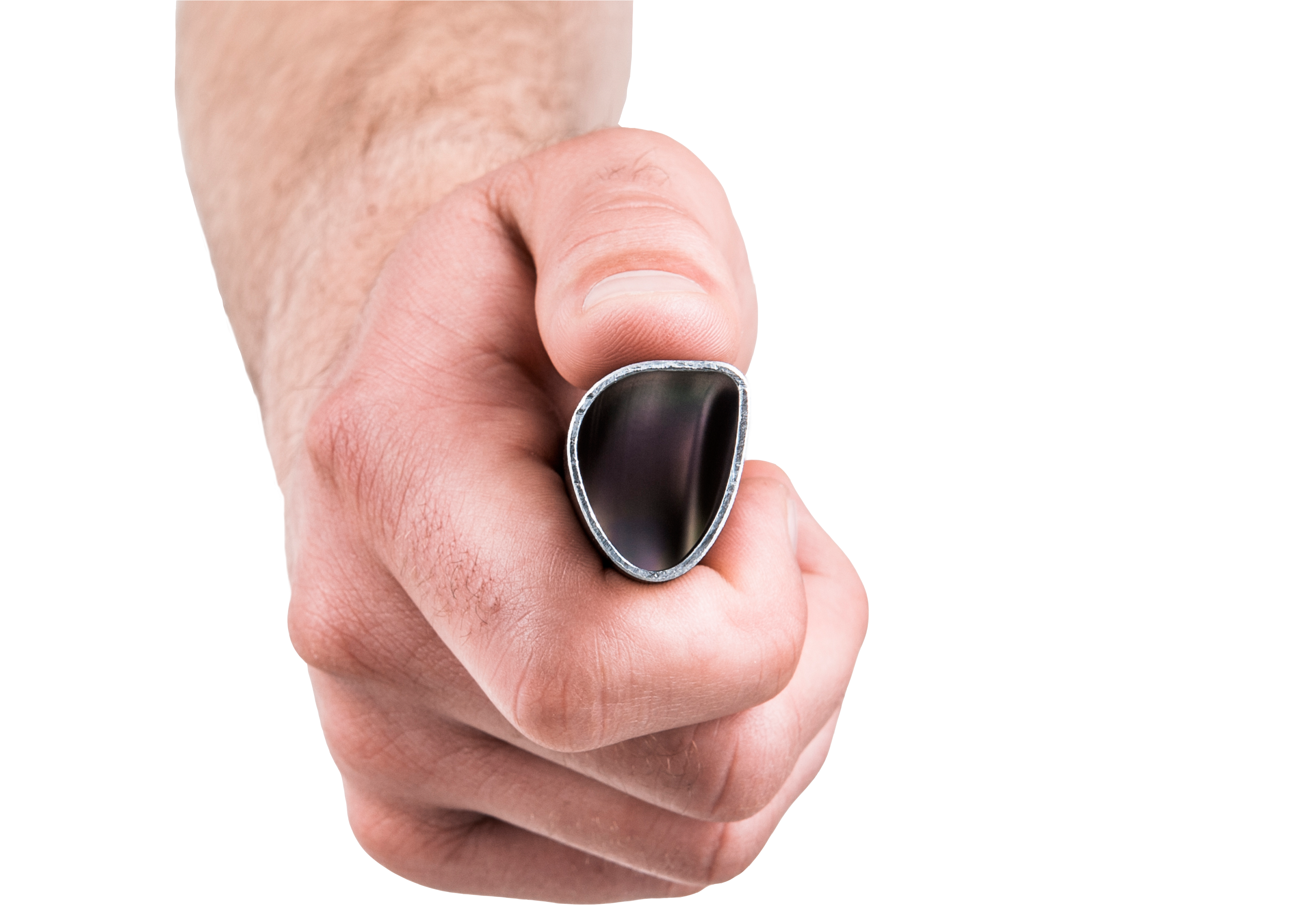 24" Greifring Curve schwarz eloxiert,