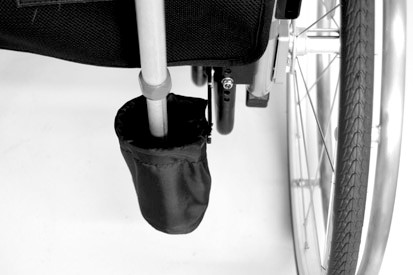 Stockhalter mit Nylon-Becher, Rechts