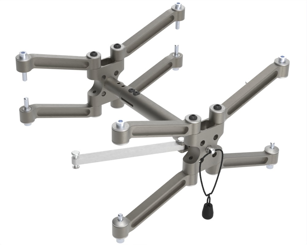 Faltmechanismus Ergo, montiert