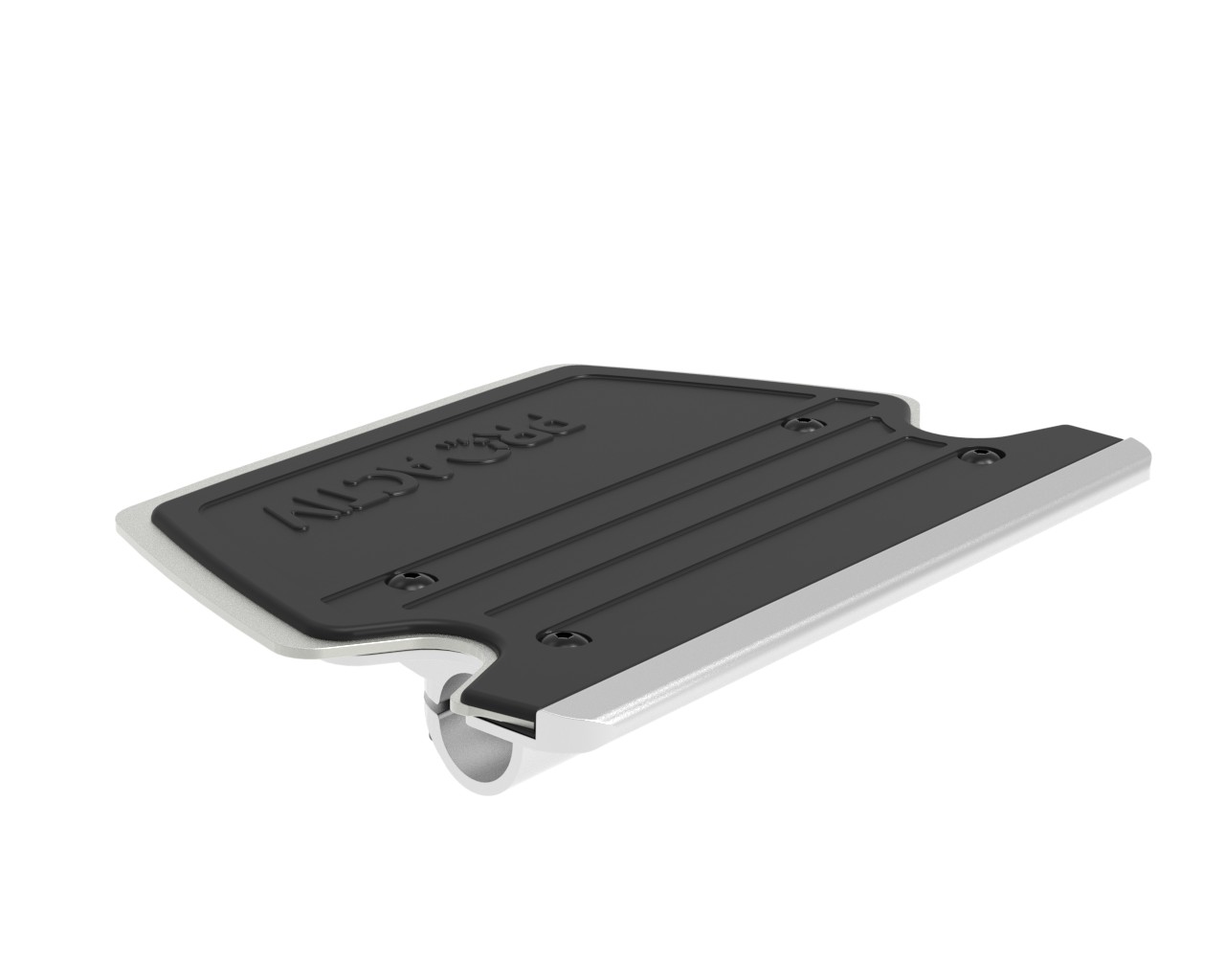 Fußbrettauflage gummiert, 14 cm tief,