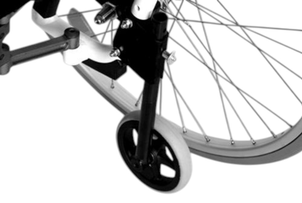 Transitrolle mit Rad und Quick-Pin