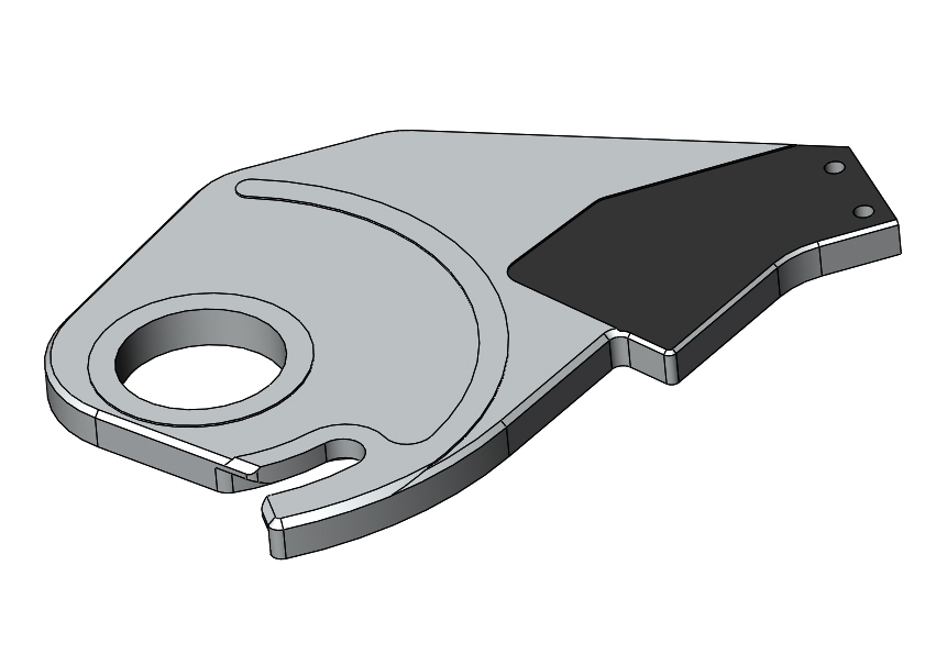 Schwenkdistanz links