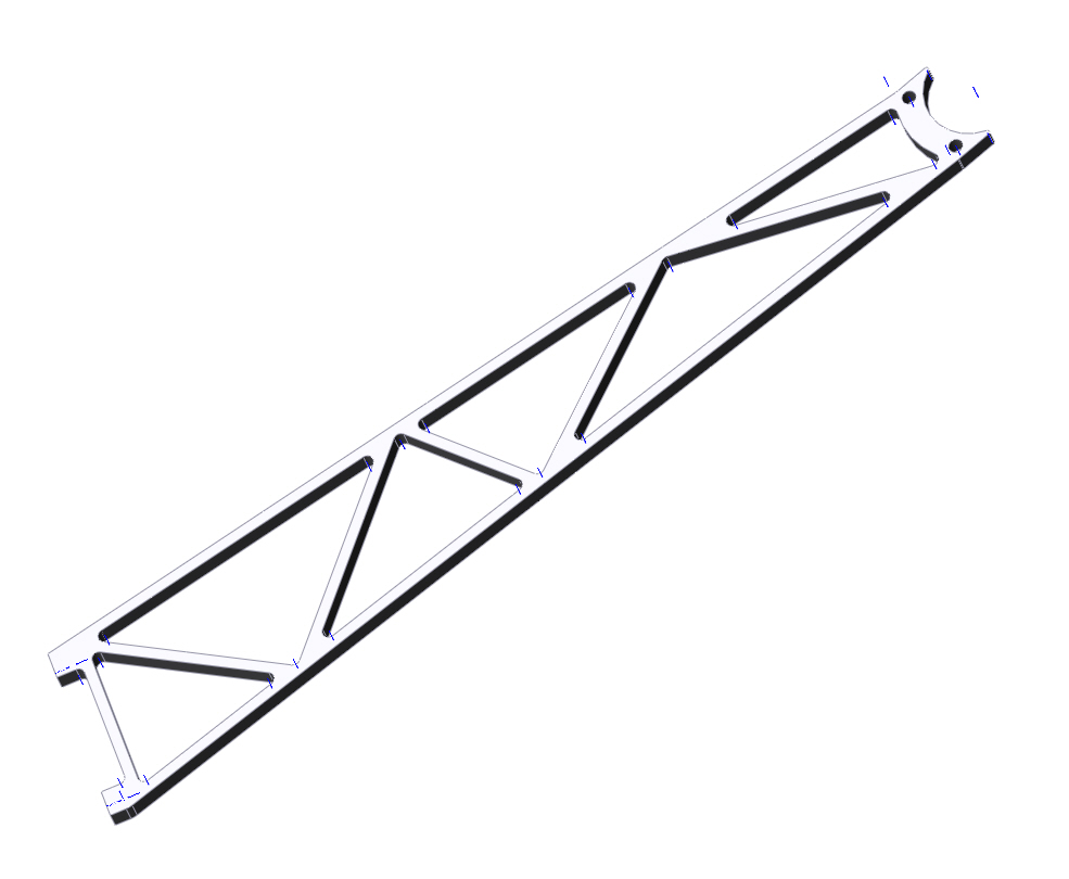 Tretlagerstütze Gr. XXL (X/Y 170/465mm)