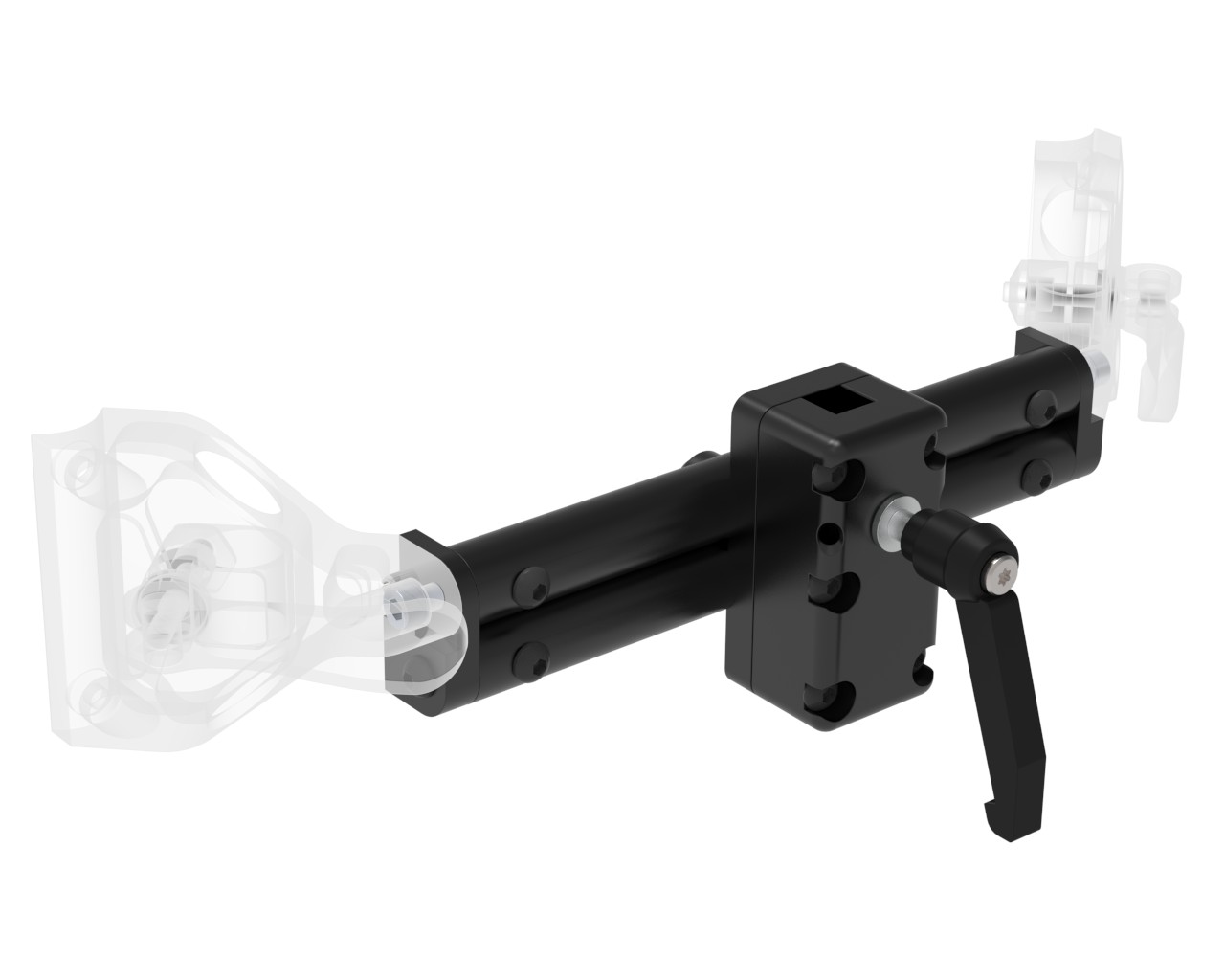 Kopfstützenhalterung mit Querrohren,