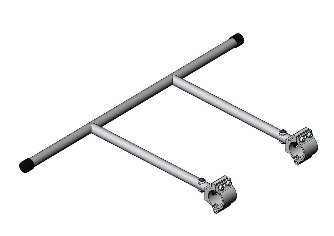 Auffahrschutz mit Klemmschelle Ø40mm