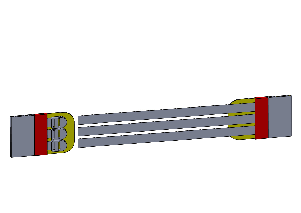 Anpassbare Rückenbespannung bis RH 45 cm