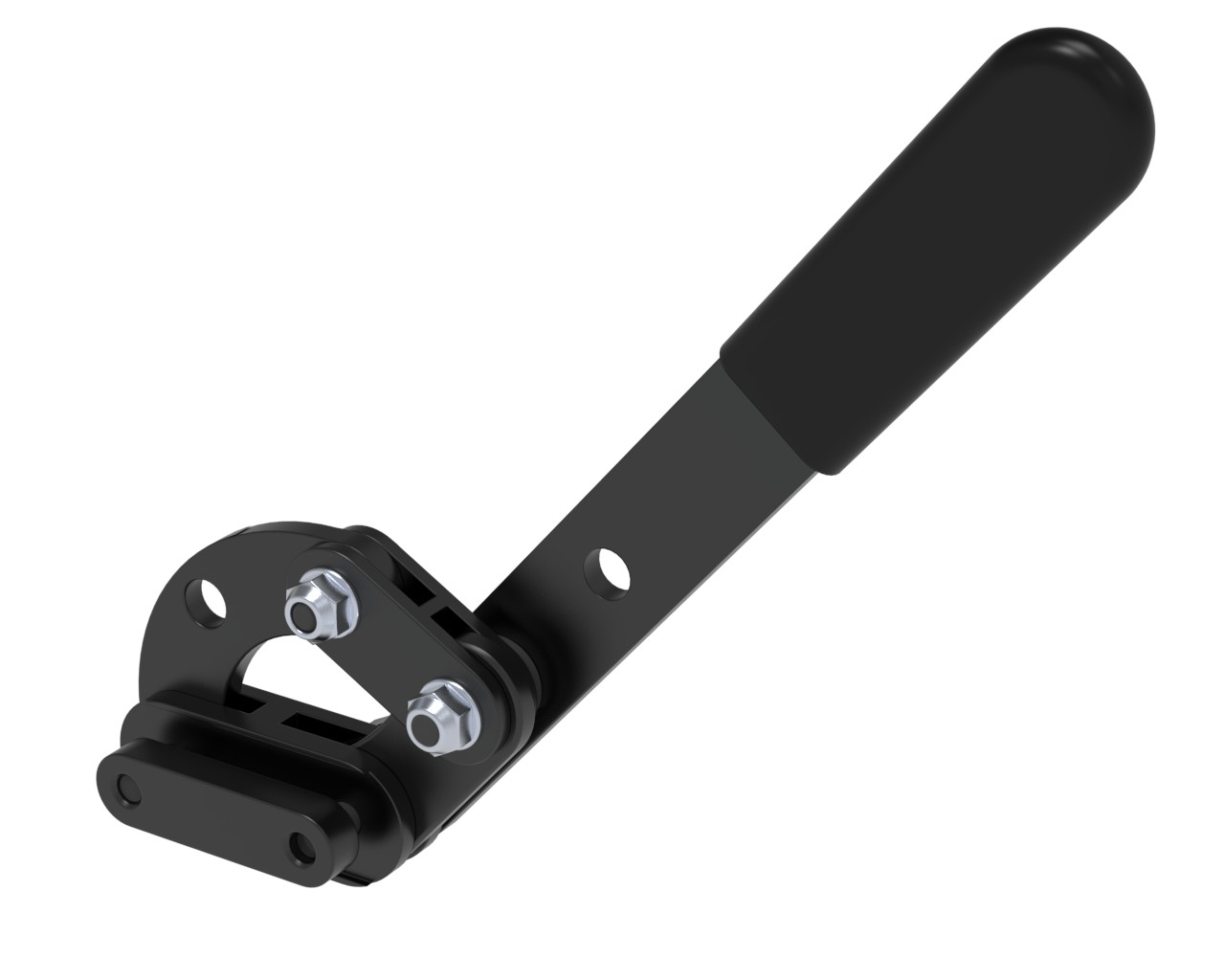 Kniehebelbremskörper links