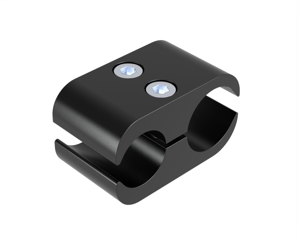 Doppelspannklammer [Ø21-Ø25,2] für