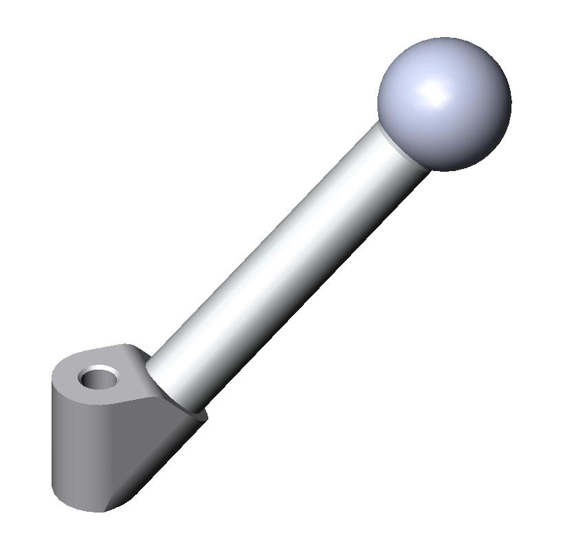 Spannhebel M8 für Rahmenklemmung