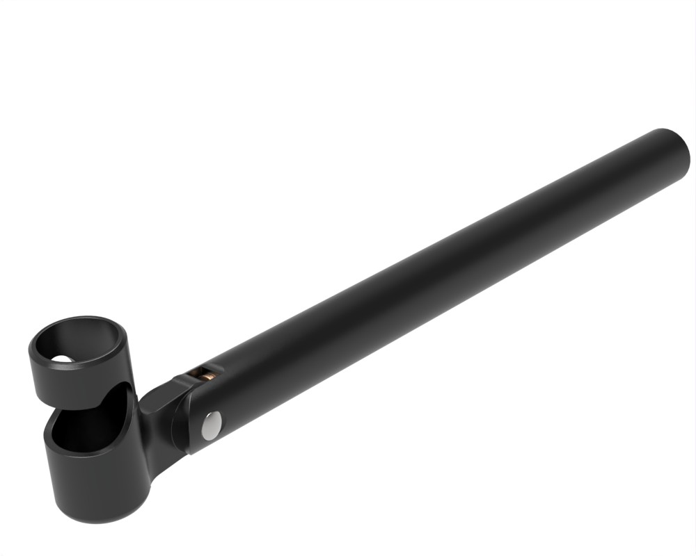 Fußauflagegelenk V-Form kurz, schwenkbar