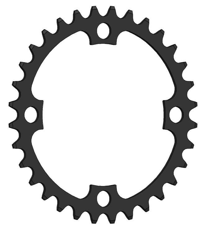 Kettenblatt 1-fach, 32 Zähne