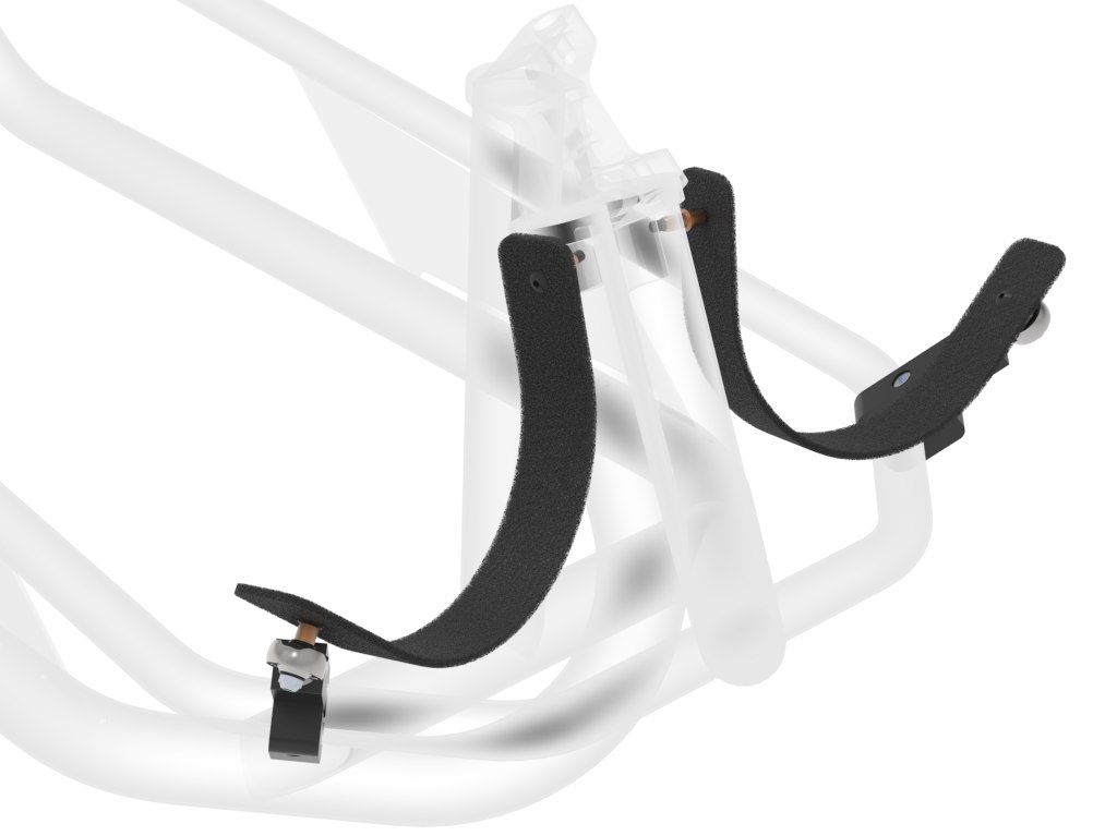 Oberschenkelfixierung, Klemmblock Ø25