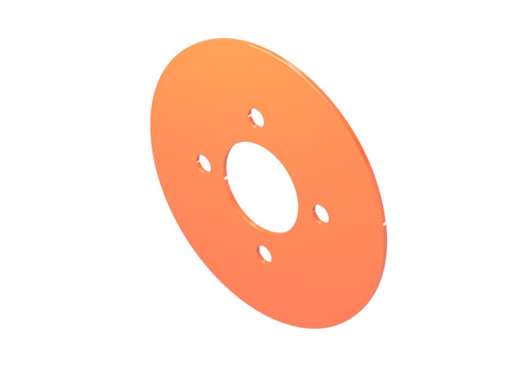 Kettenschutzscheibe 26Z Ø8,5