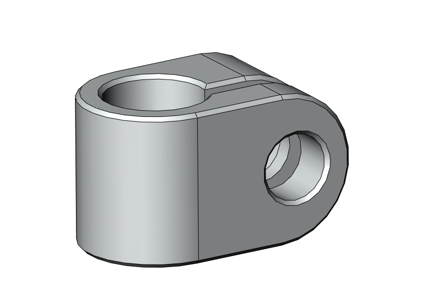 Klemmschelle ø10mm für Gepäckträger