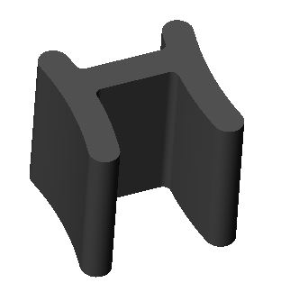 Leitungsklammer Querlenker oben