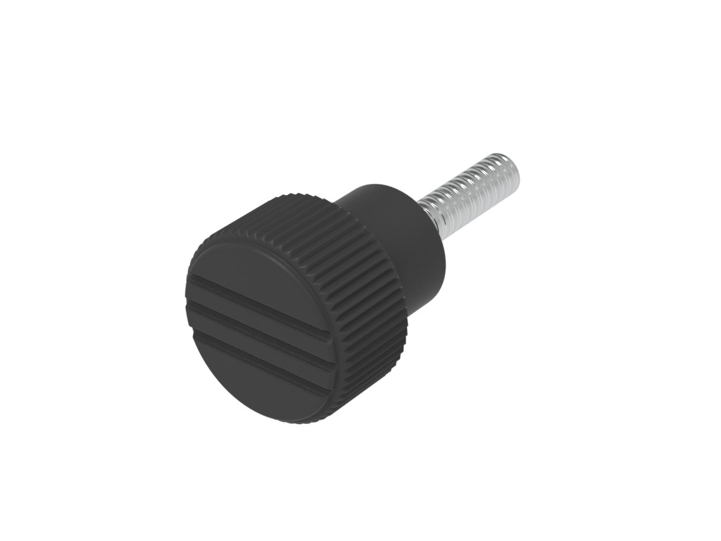 Rändelschraube für Kniehebelbremse