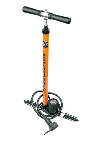 Handluftkompressor mit Manometer