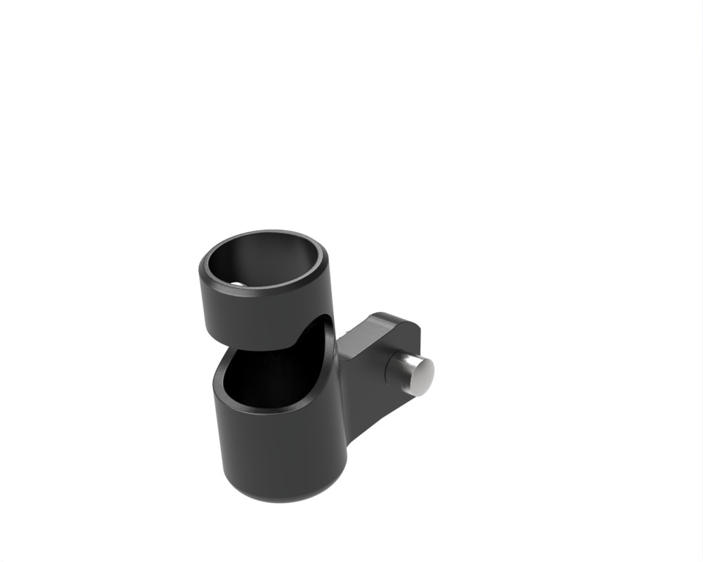 Fußauflagegelenk V-Form kurz mit Stift