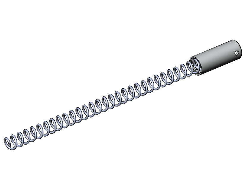 Schaltzughüllenschutz Hydraulikleitung